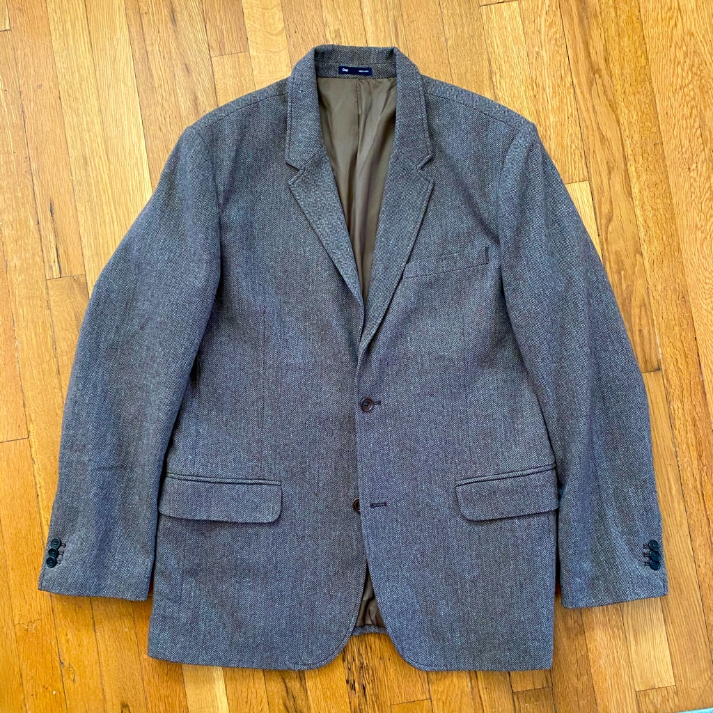 Gap Tweed Two-Button Jacket
